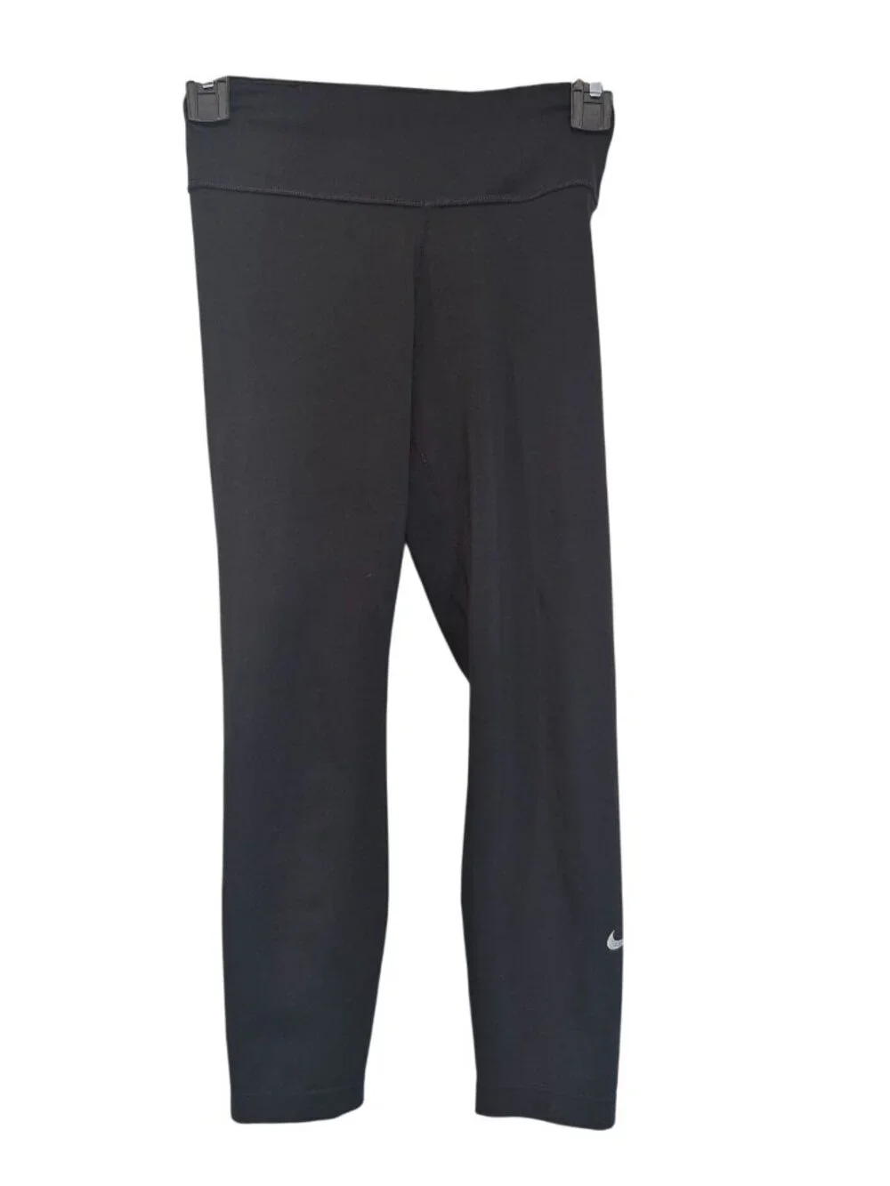 Nike Dri-FIT Black Capri Yoga Pants Leggings Mid-Rise Activewear Gym Womens XS